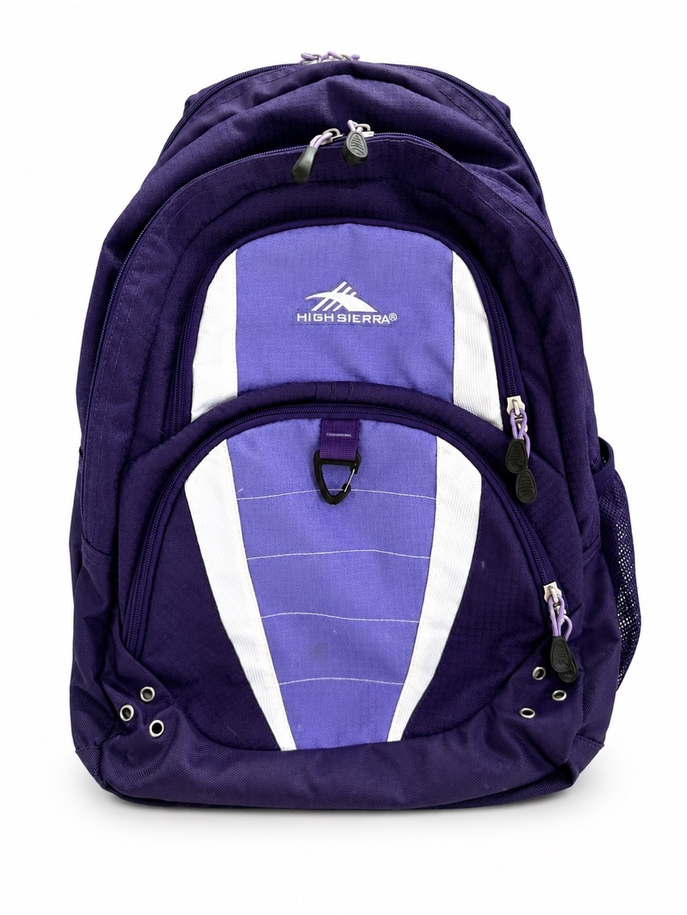 High Sierra Purple and White Backpack